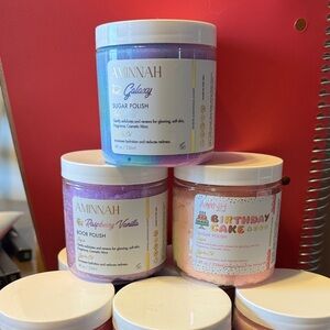 ONE (1) Aminnah Sugar Polish various scents